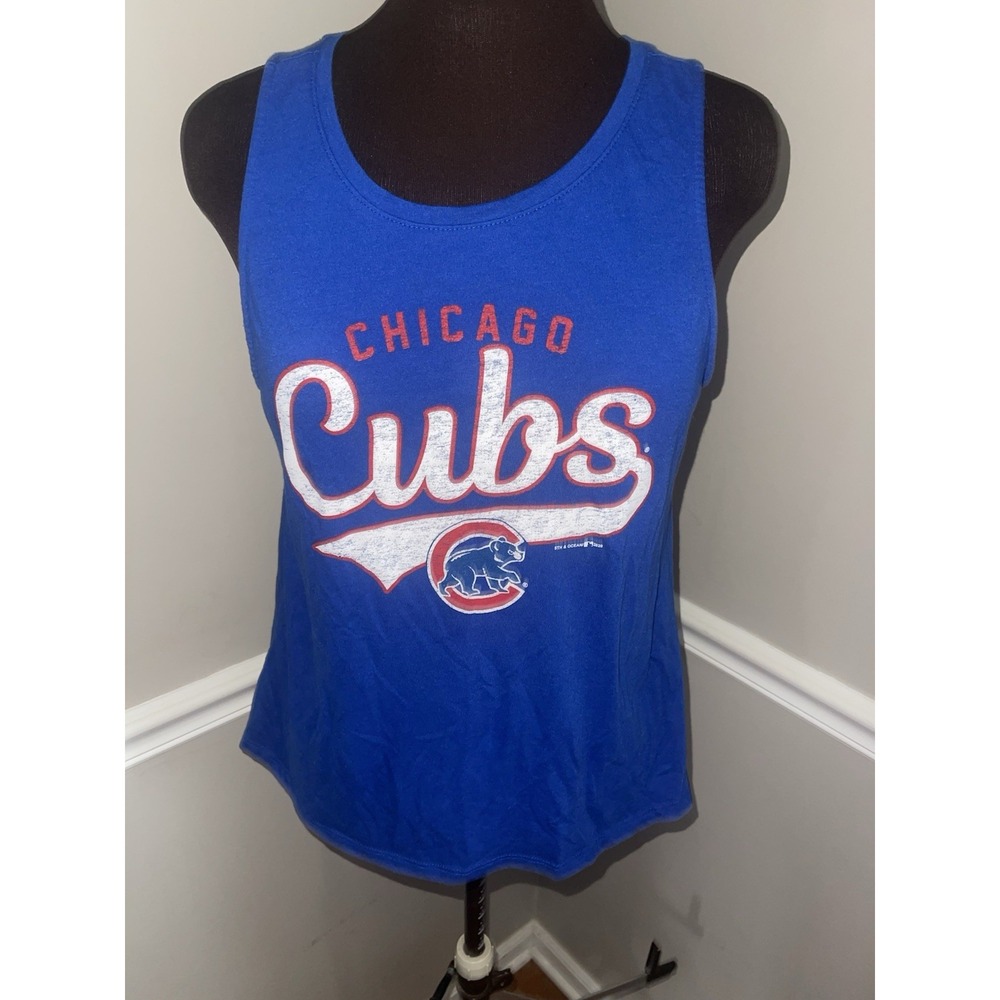 Chicago Cubs Genuine Merchandise 5th & Ocean Tank Top Shirt Womens Size L